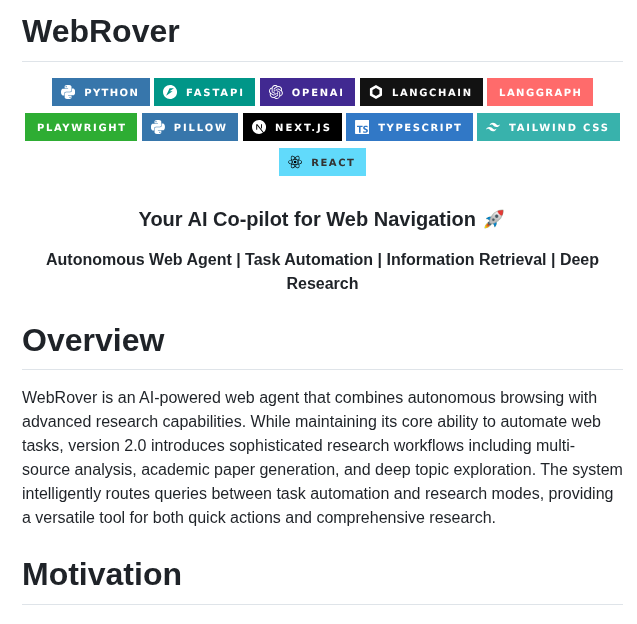 Hrithikkoduri Webrover screenshot