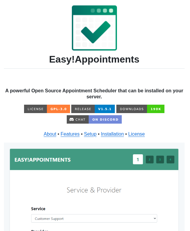 Alextselegidis Easyappointments screenshot
