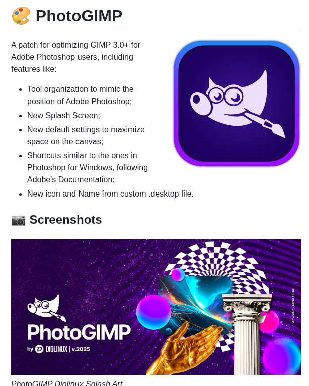 Diolinux Photogimp screenshot