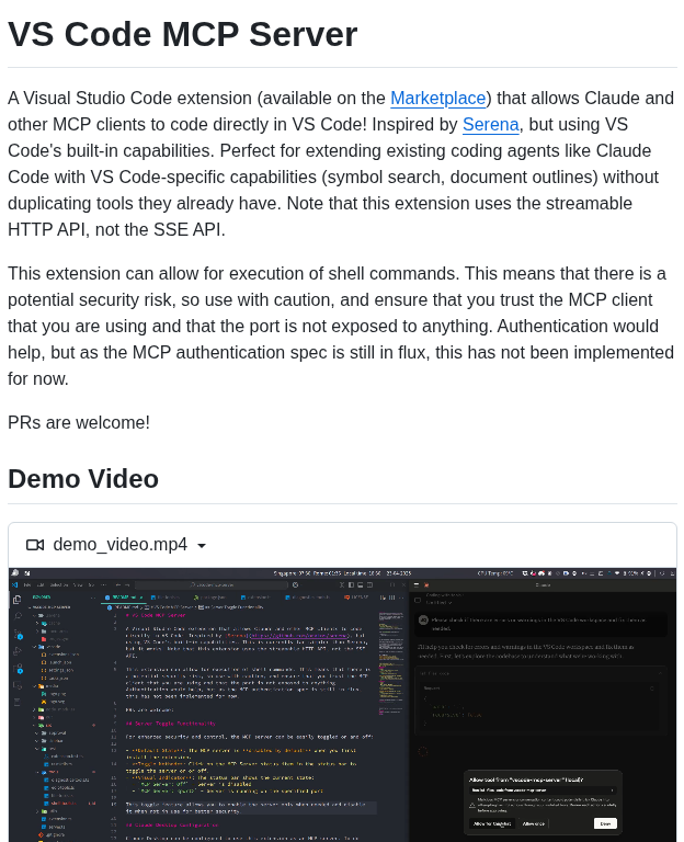 Juehang Vscode Mcp Server screenshot