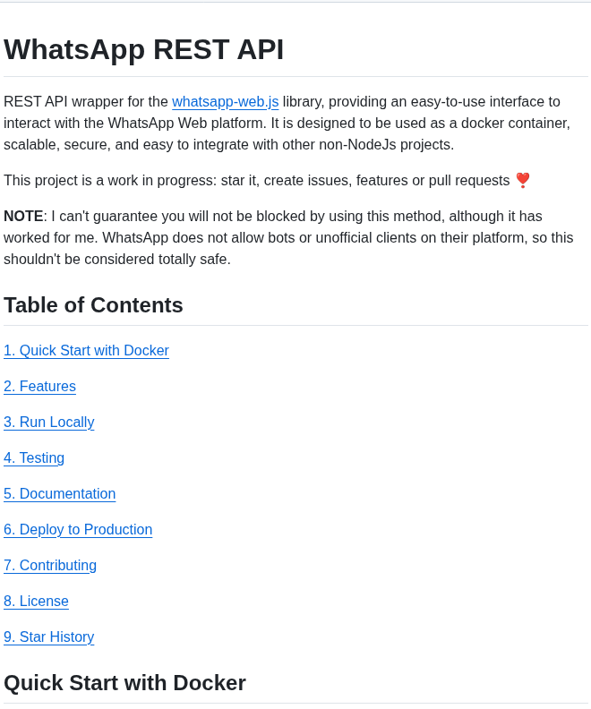 Chrishubert Whatsapp Api screenshot