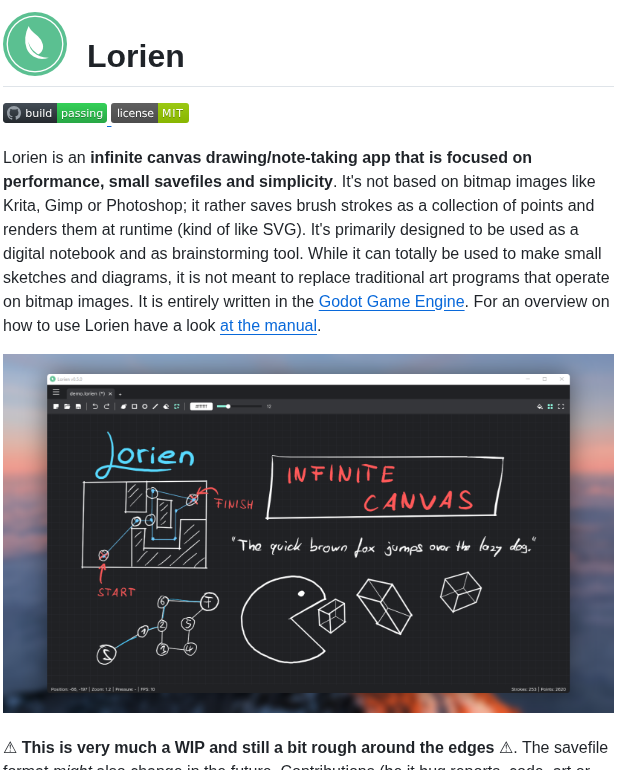 Mbrlabs Lorien screenshot