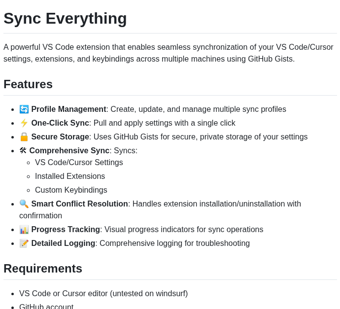 0x3at Synceverything screenshot