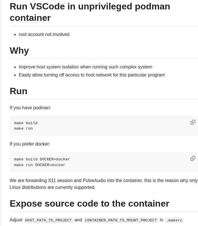 Grzegorzk Vscode_in_podman screenshot
