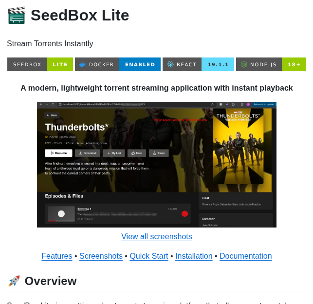 Hotheadhacker Seedbox Lite screenshot