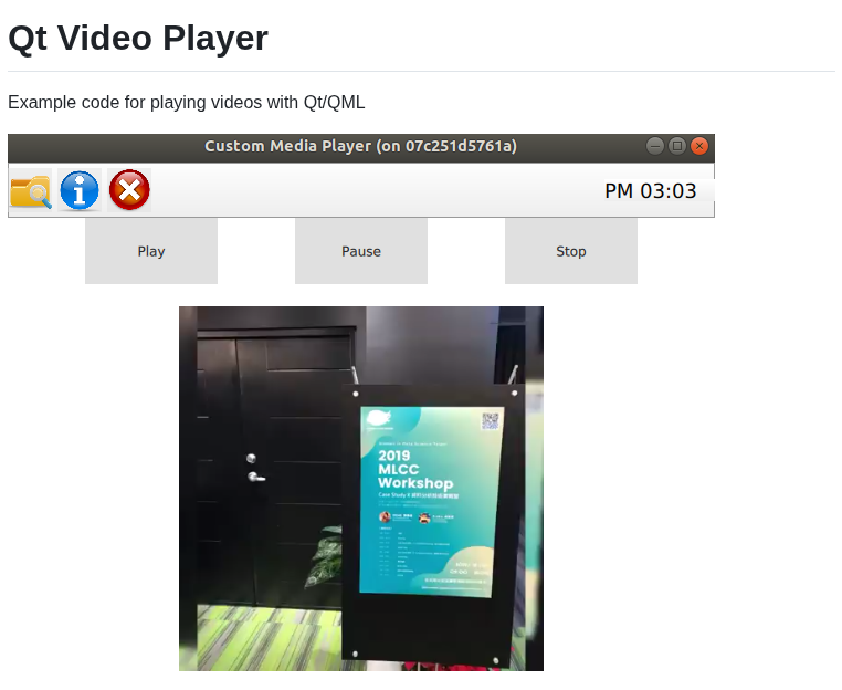 Kaka Lin Qt Video Player screenshot