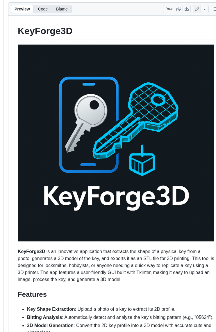 Makalin Keyforge3d screenshot