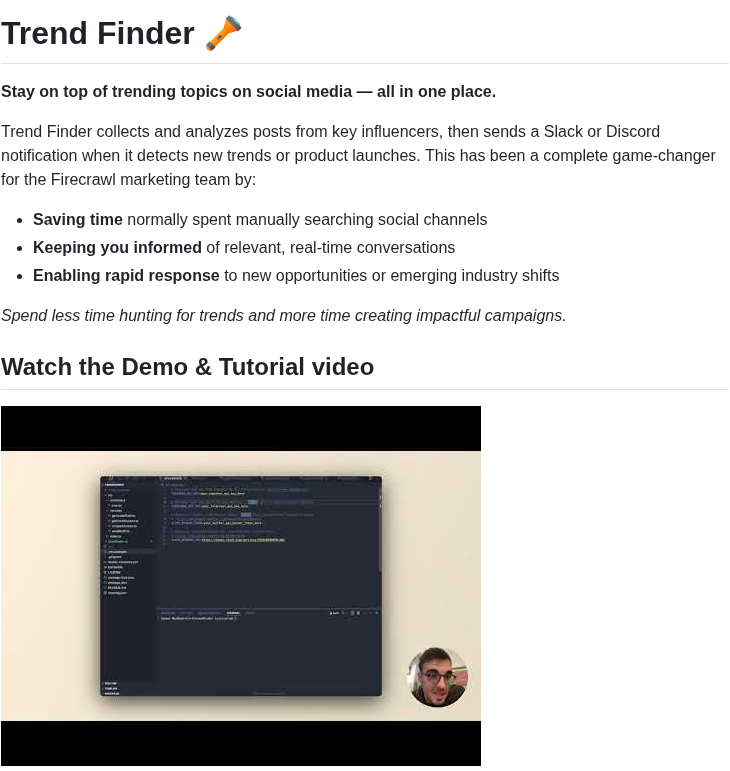 Ericciarla Trendfinder screenshot