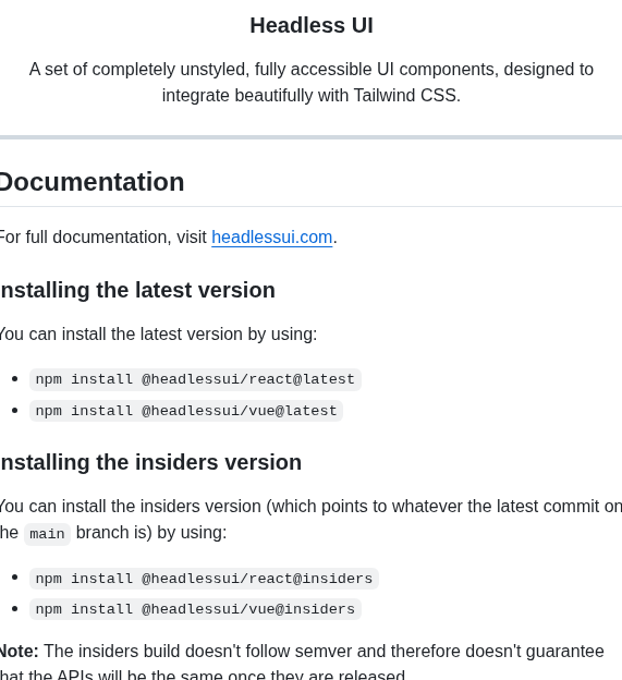 Tailwindlabs Headlessui screenshot