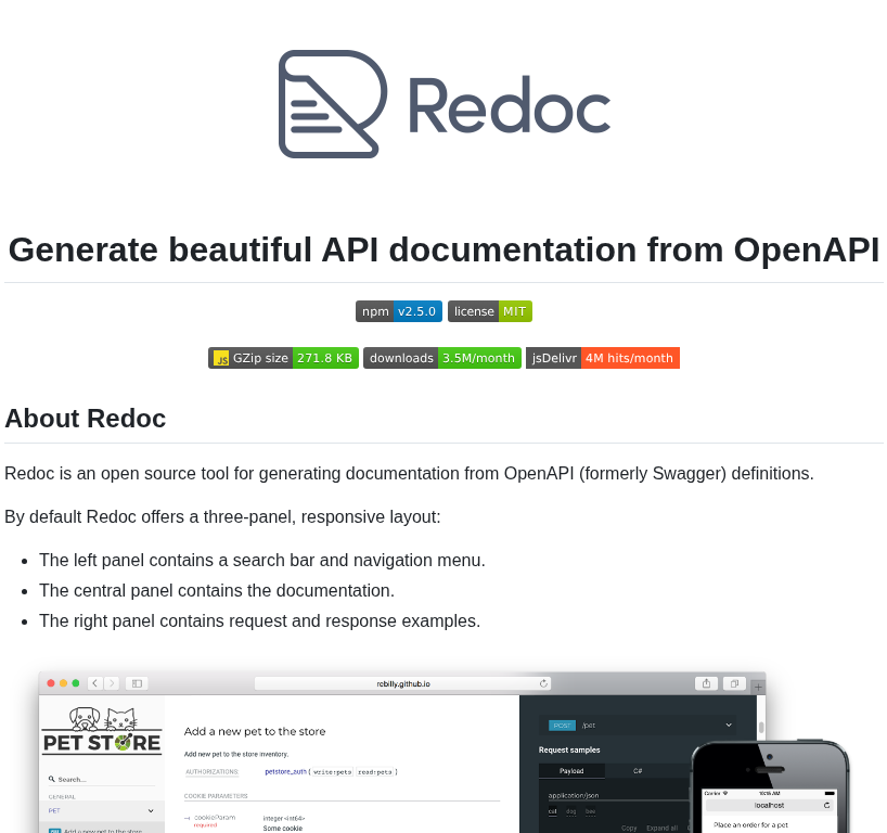 Redocly Redoc screenshot