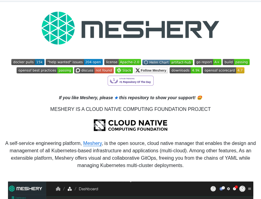 Meshery Meshery screenshot