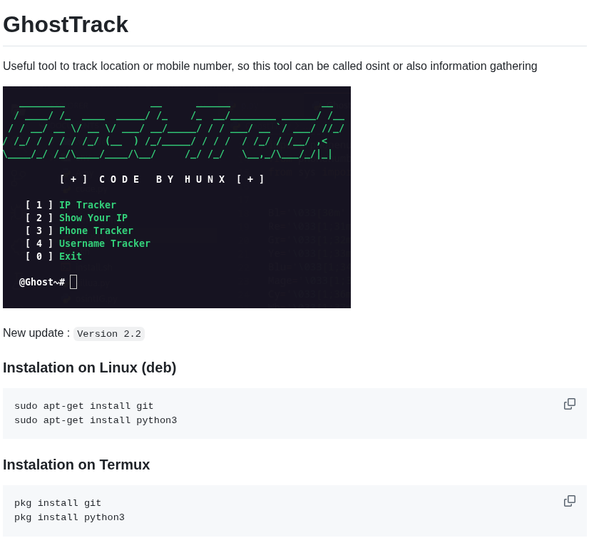 Hunxbyts Ghosttrack screenshot