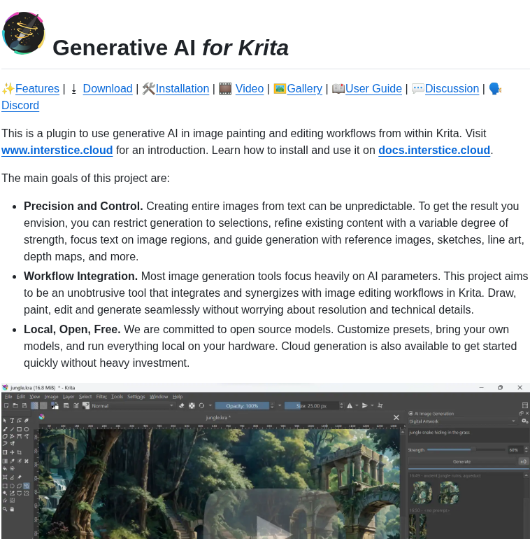 Acly Krita Ai Diffusion screenshot