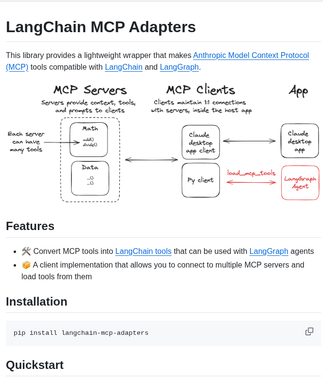 Langchain Ai Langchain Mcp Adapters screenshot