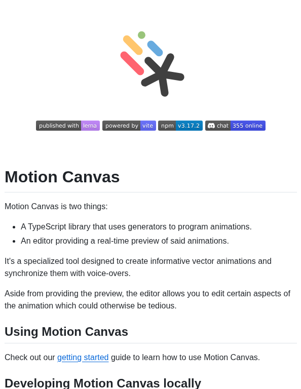 Motion Canvas Motion Canvas screenshot