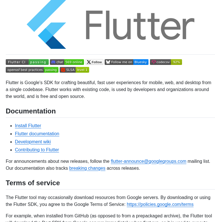 Flutter Flutter screenshot