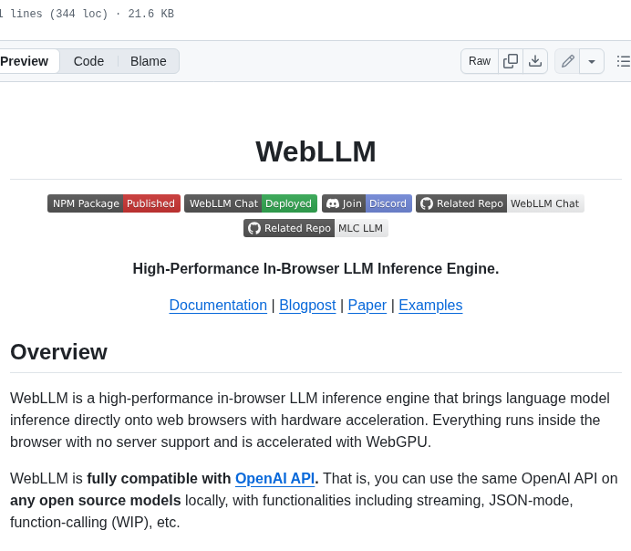 Mlc Ai Web Llm screenshot