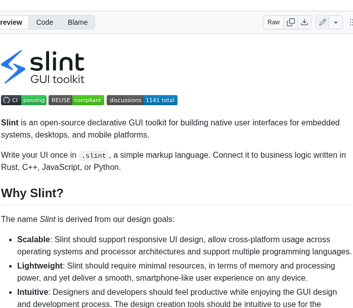Slint Ui Slint screenshot