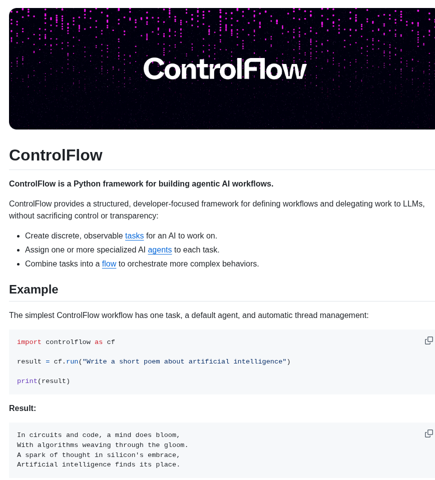 Prefecthq Controlflow screenshot