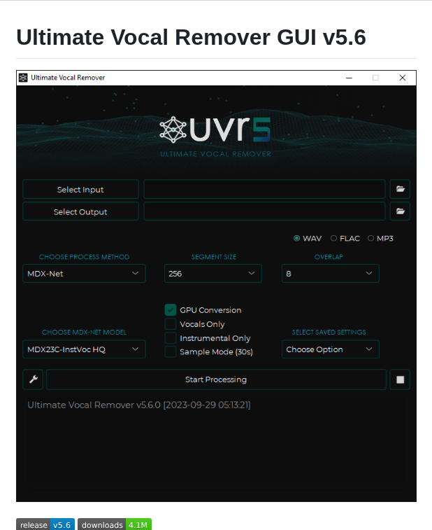 Anjok07 Ultimatevocalremovergui screenshot