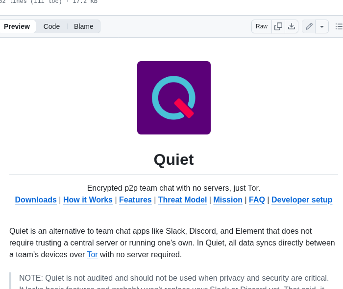 Tryquiet Quiet screenshot