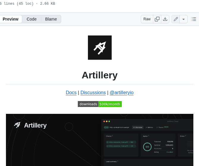 Artilleryio Artillery screenshot
