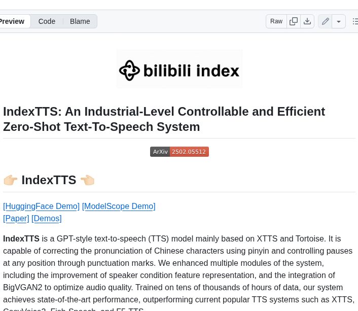 Index Tts Index Tts screenshot