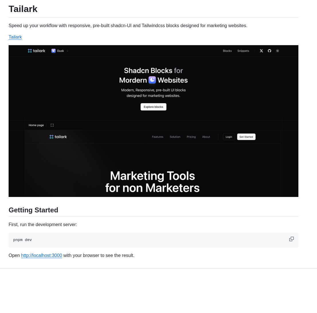 Tailark Blocks screenshot
