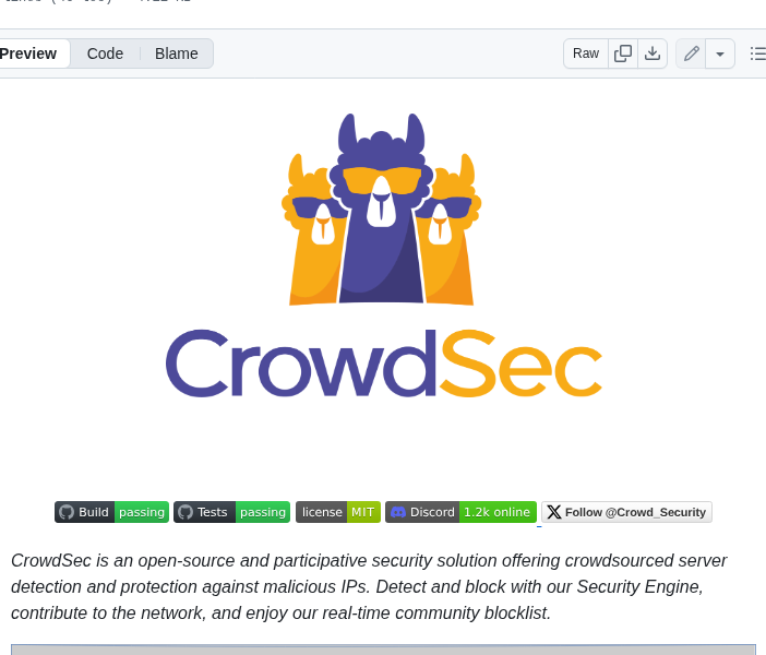 Crowdsecurity Crowdsec screenshot