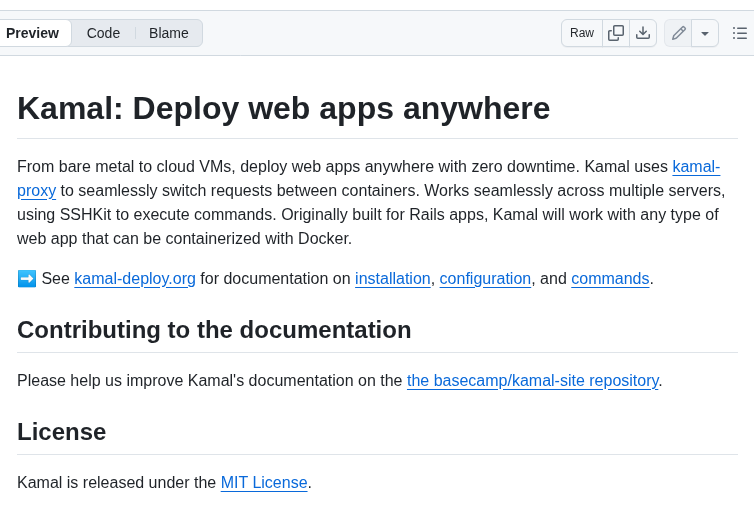 Basecamp Kamal screenshot