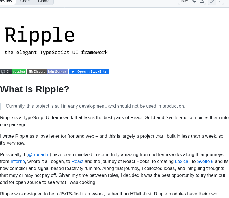 Trueadm Ripple screenshot