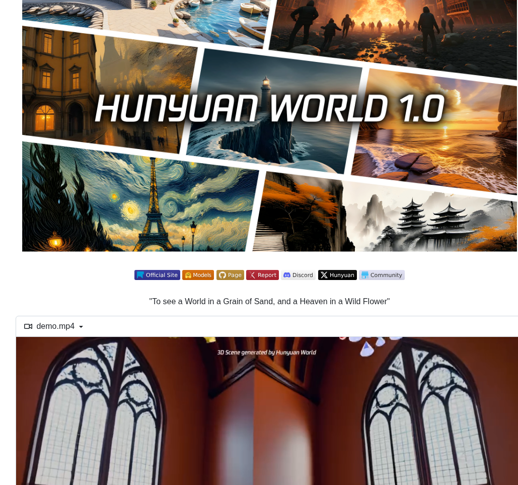 Tencent Hunyuan Hunyuanworld 1.0 screenshot