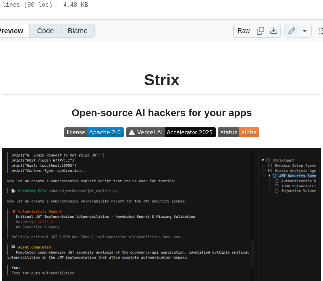 Usestrix Strix screenshot
