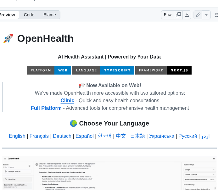 Openhealthforall Open Health screenshot
