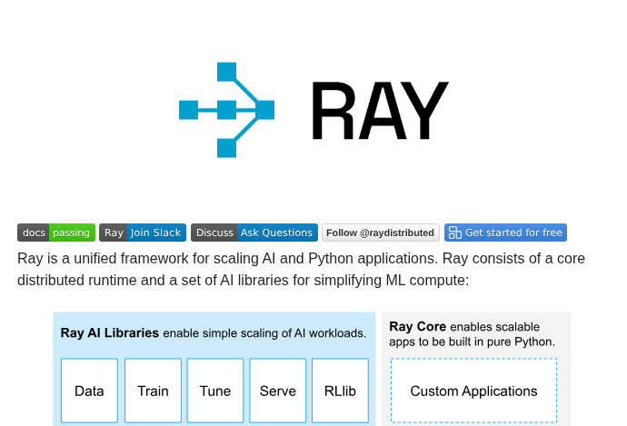 Ray Project Ray screenshot