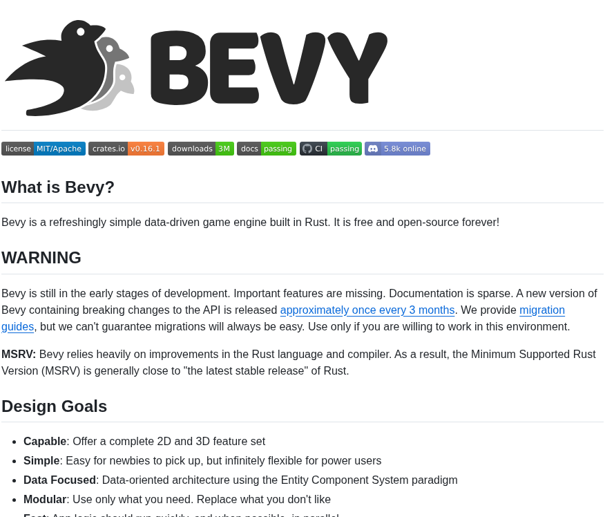 Bevyengine Bevy screenshot