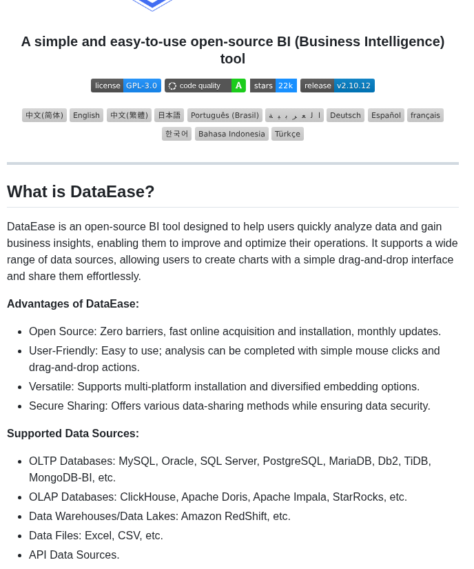 Dataease Dataease screenshot
