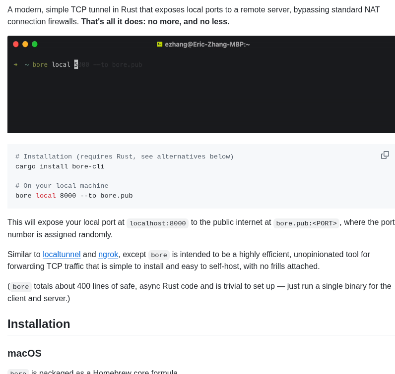Ekzhang Bore screenshot