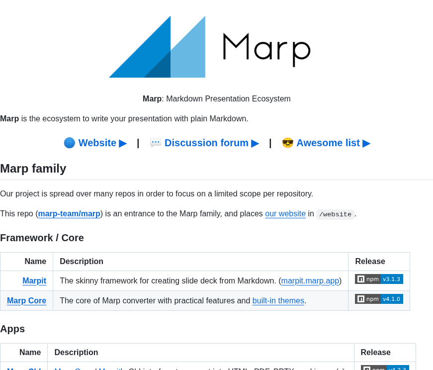 Marp Team Marp screenshot