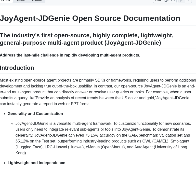 Jd Opensource Joyagent Jdgenie screenshot