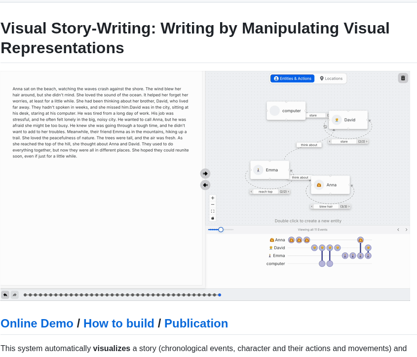 M Damien Visualstorywriting screenshot