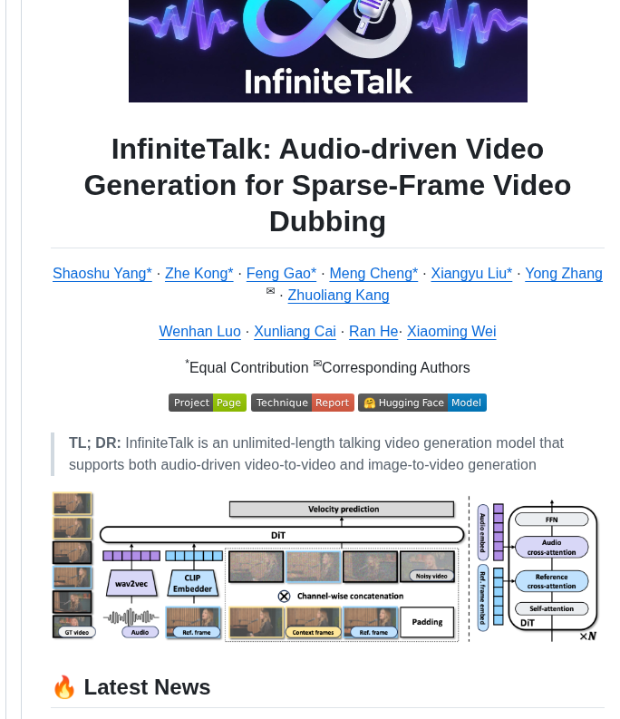 Meigen Ai Infinitetalk screenshot