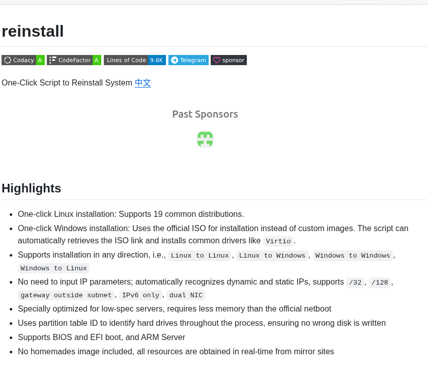 Bin456789 Reinstall screenshot