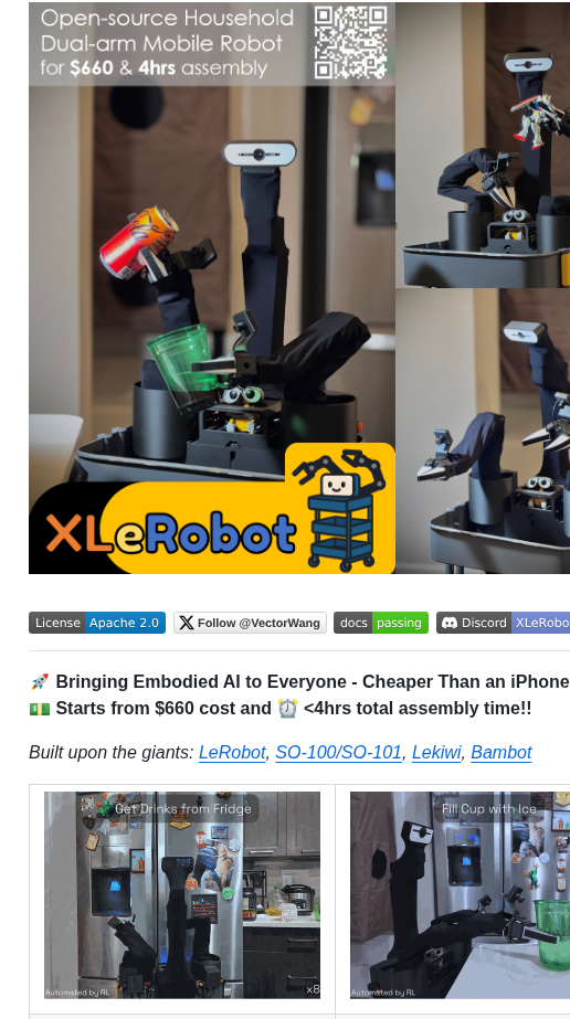 Vector Wangel Xlerobot screenshot