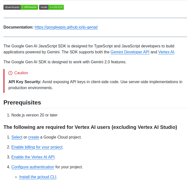 Googleapis Js Genai screenshot