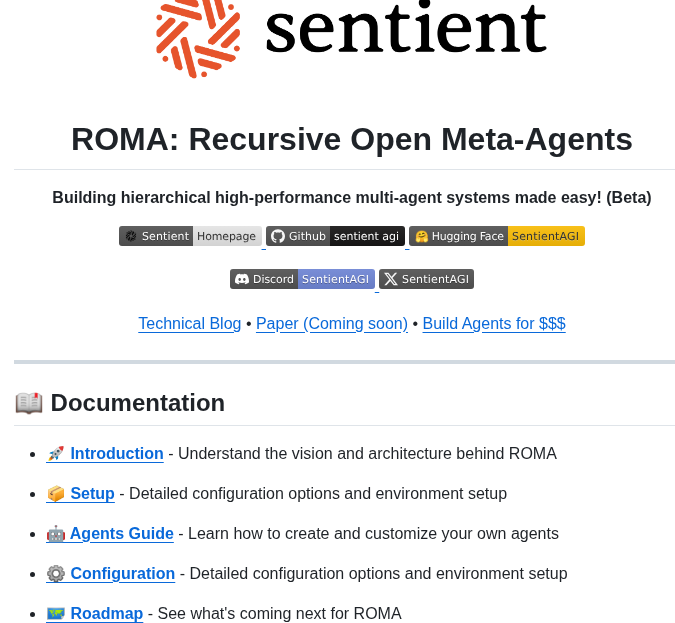 Sentient Agi Roma screenshot