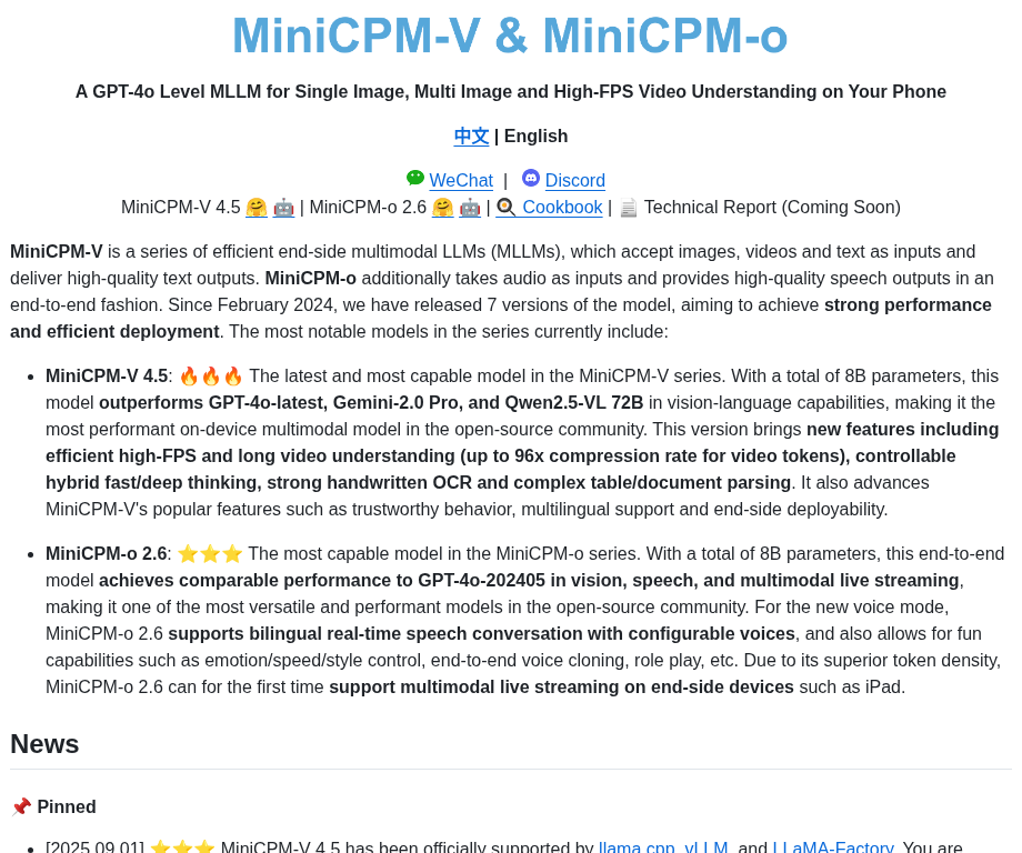 Openbmb Minicpm V screenshot