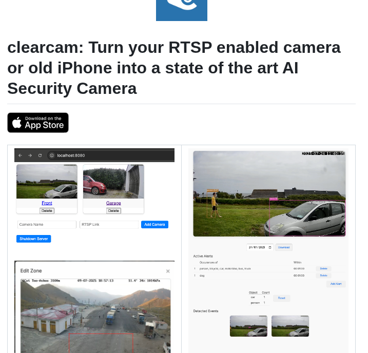 Roryclear Clearcam screenshot