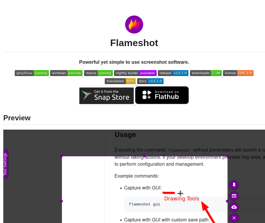 Flameshot Org Flameshot screenshot