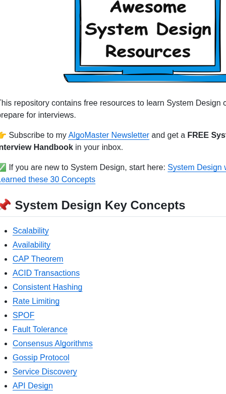 Ashishps1 Awesome System Design Resources screenshot